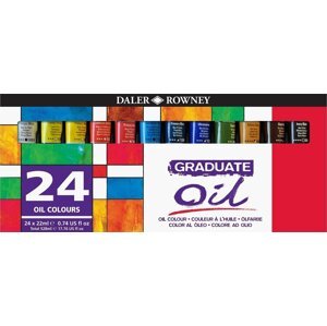Daler Rowney Graduate Sada olejových farieb 24 x 22 ml