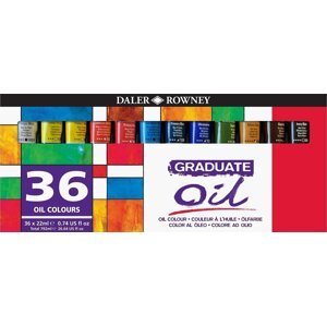 Daler Rowney Graduate Sada olejových farieb 36 x 22 ml