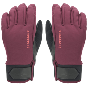 Sealskinz Waterproof All Weather Insulated Glove Red/Black S Cyklistické rukavice
