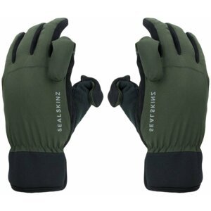 Sealskinz Waterproof All Weather Sporting Glove Olive Green/Black S Cyklistické rukavice